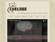 Tablet Screenshot of cueldee.com.au